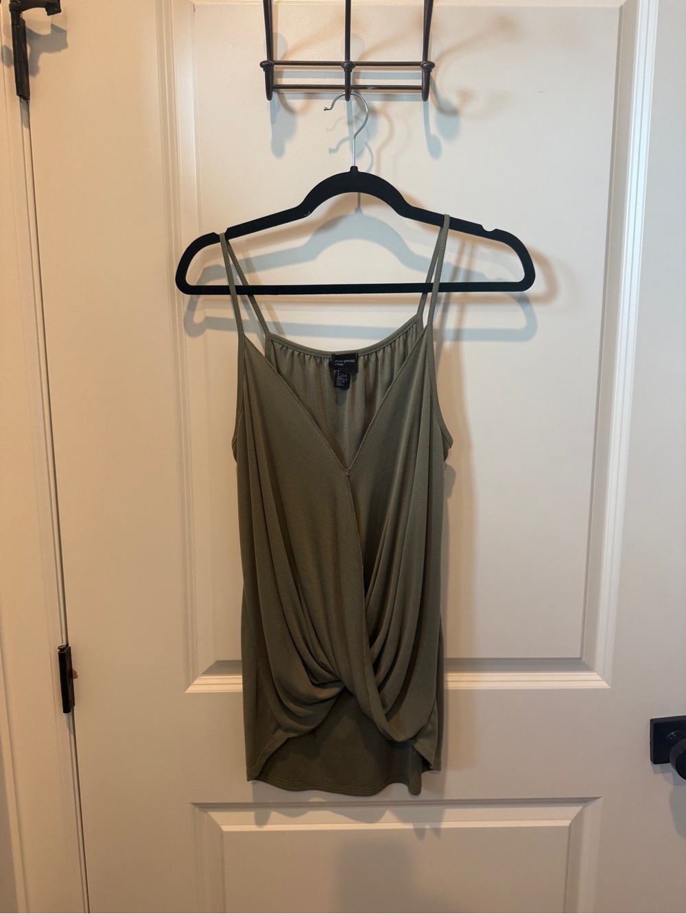 free press Olive Green Draped Cami